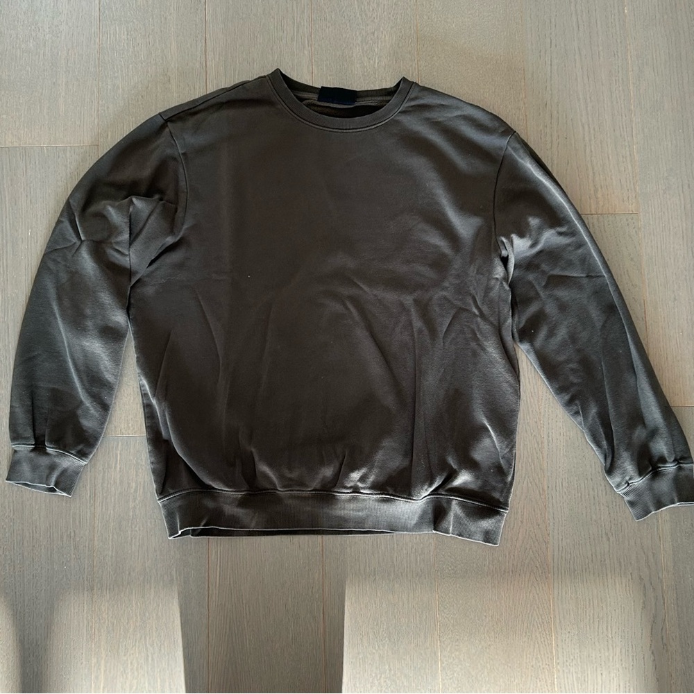 H&M Green Relaxed Fit Crewneck Sweater